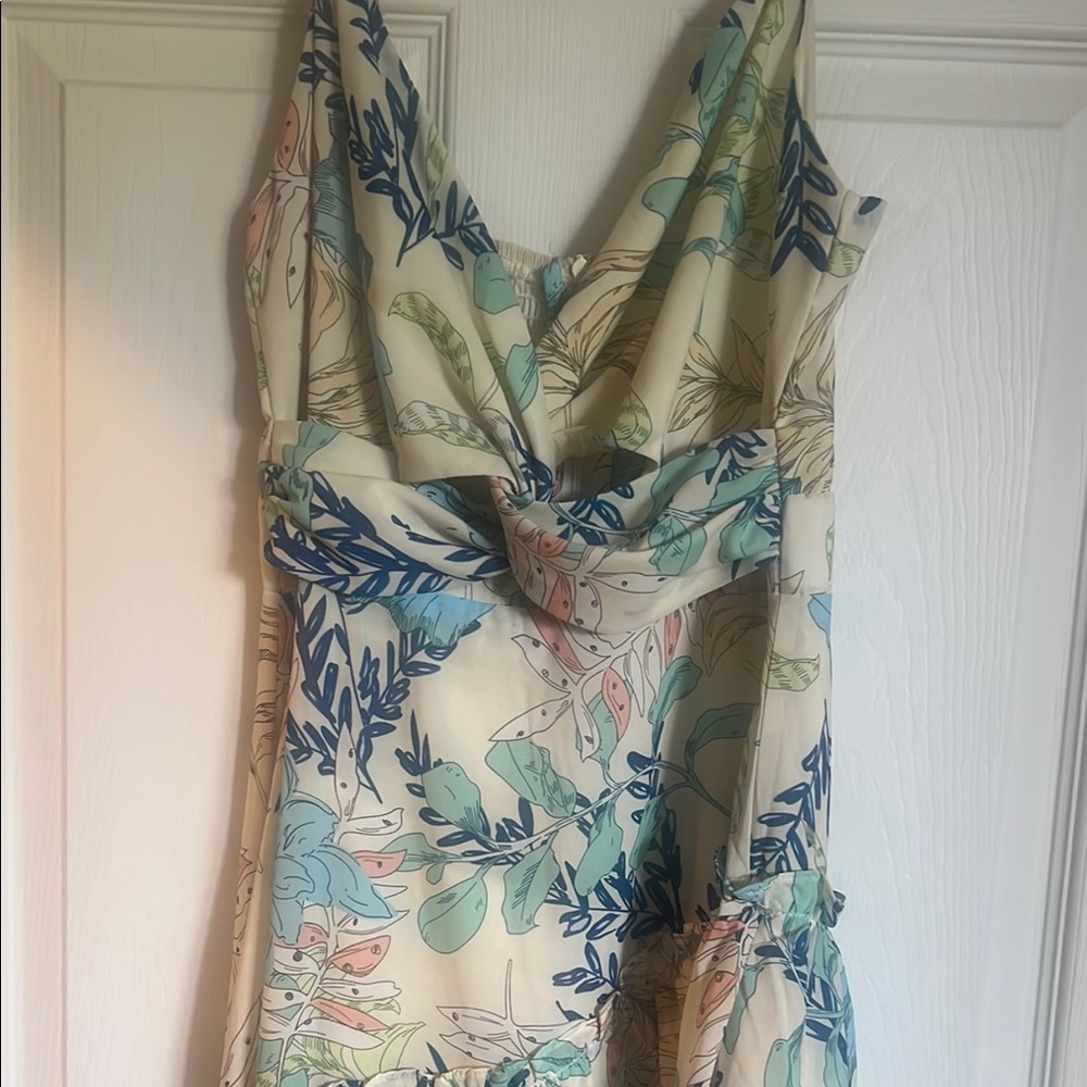 Floral V-Neck Maxi Dress